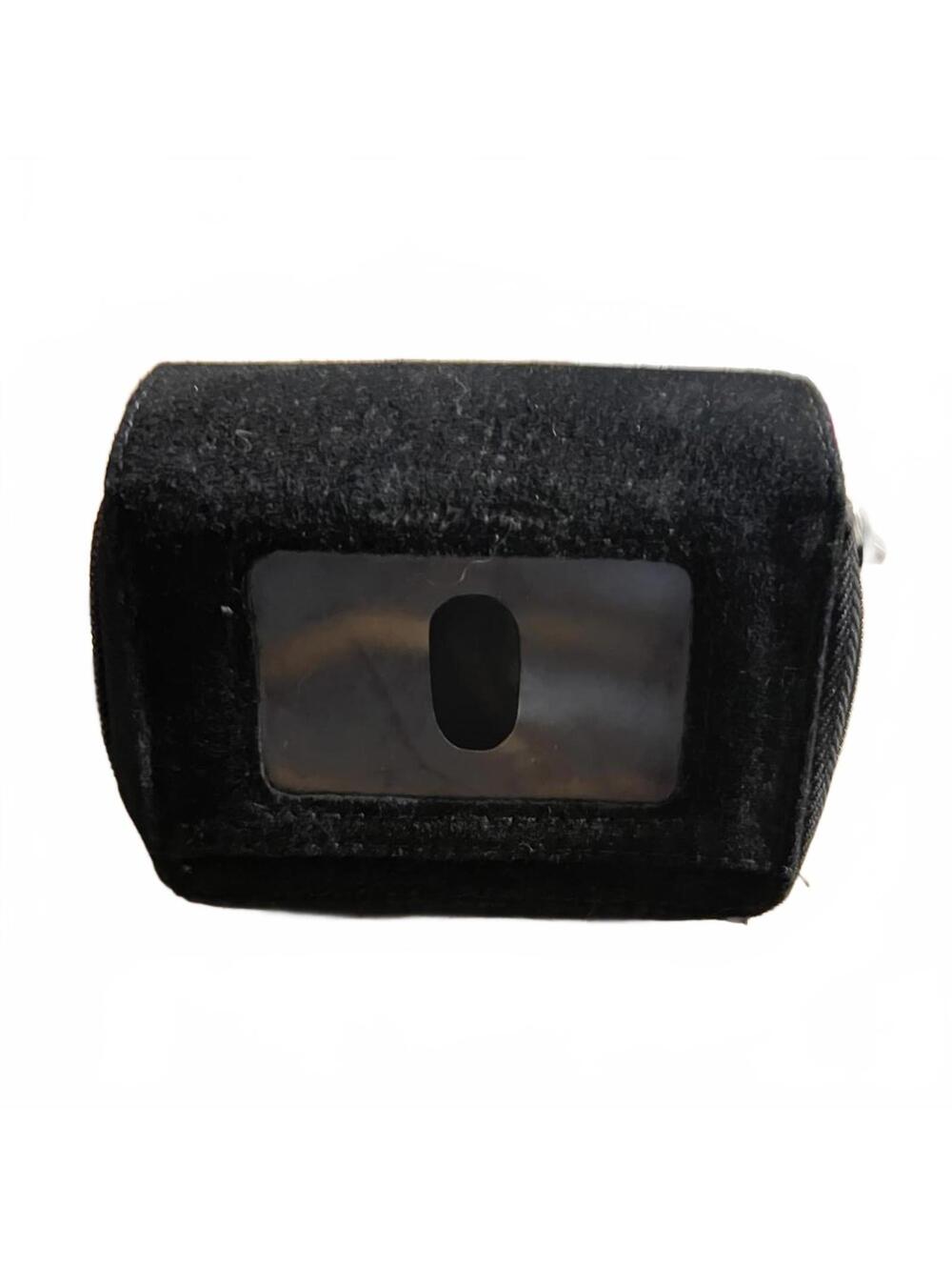 Black Accordion Style Wallet with ID Window